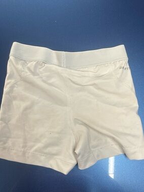Nike White Women's Bike Shorts - Dri-FIT